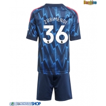 Maglie da calcio Arsenal Martin Zubimendi #36 Seconda Maglia Bambino 2025-26 Manica Corta + Pantaloni corti)